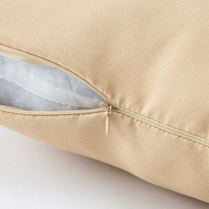 Подушка декоративная «Этель» «Classic» цвет бежевый, 40?40 см, пл. 210 г/м?, 100% п/э