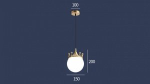 Lampsshop Подвесной светильник Tiara