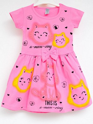 Платье для девочки цвет розовый