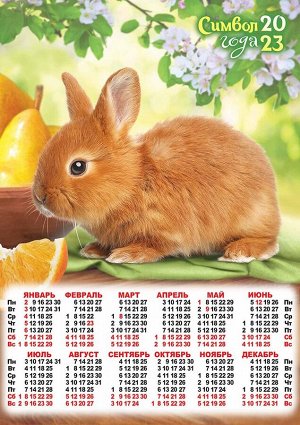 Листовой календарь на 2023 год А2 "Символ Года - Кролик"