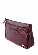 Косметичка ЛЕНА CHERRY кожа варан бордо