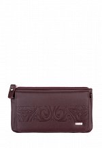 Кошелек ИНКАНТО CHERRY кожа вишня тиснение кэж., 77590