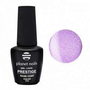 Камуфлирующая база для гель лака с шиммером Prestige Base Shimmer Lilac PN, 10 мл