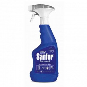 SANFOR Чистящее средство для ванной комнаты, спрей 500 мл