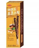 Печенье &quot;Палочки шоколадные с миндалем (Almond Choco Stick) 54 гр.1*32шт. Арт-60332