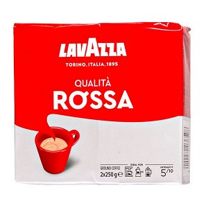 Кофе LAVAZZA QUALITA ROSSA 500 г молотый 1 уп.х 10 шт.