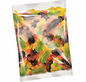 Мармелад жевательный с двойными вкусами: клубники и ананаса, манго и абрикоса «КрутФрут» (упаковка 0,5 кг)