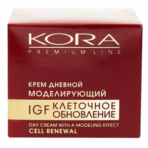 KORA Крем дневной моделирующий IGF клеточное обновление 50 мл Кора