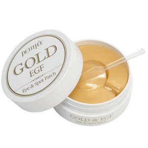 Антивозрастные гидрогелевые патчи для глаз с золотом и EGF Petitfee Gold EGF Eye & Spot Patch, 60 шт+30 шт