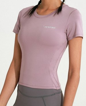 Женская спортивная футболка, цвет розовый