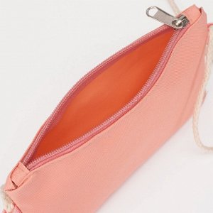 Рюкзак на молнии, шопер, сумка, косметичка, цвет персиковый