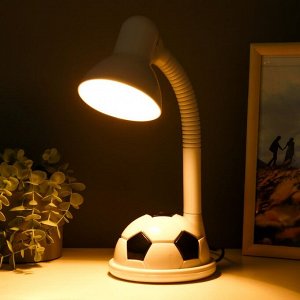 Настольная лампа"Футбольный мяч" E27 40Вт белый h=44 см