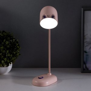 Лампа настольная «Мими» LED 3 Вт диммер USB розовый 8x12.5x32 см RISALUX