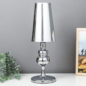 Настольная лампа "Жардин" Е27 40Вт серебро 15х47 см