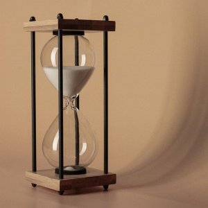 Песочные часы "Бесконечность", на 30 минут, 25 х 9.5 см, песок белый
