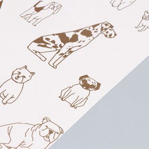 Наклейка пластик интерьерная "Породы собак" 40х103 см