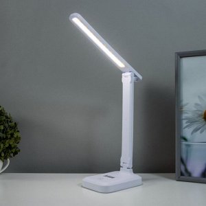 Настольная лампа сенсорная 16888/1 LED 5Вт 3000-6000К USB АКБ белый 29х55 см