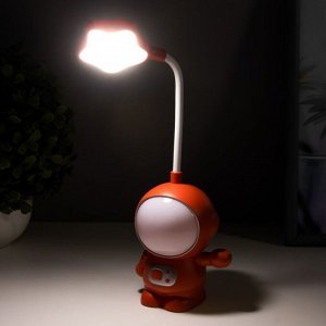 Настольная лампа "Астронавт" МИКС LED 3Вт USB АКБ 9х7х21 см RISALUX