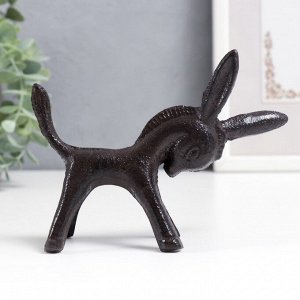 Фигурка чугун, подставка для колец «Ослик», 10?4?12.5 см