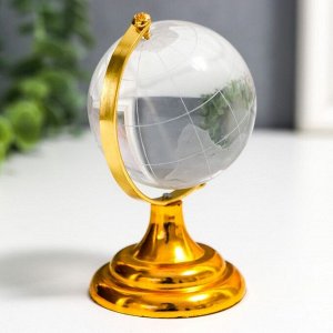 Сувенир стекло "Глобус" 5х8 см