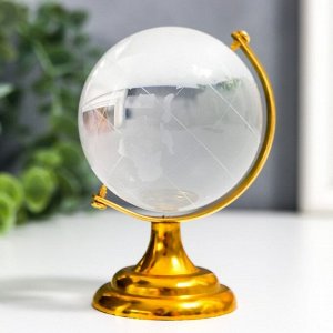Сувенир стекло "Глобус" d=6 см