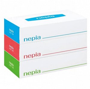 Салфетки двухслойные Nepia BOX Type, 3 пач х150шт, Oji Nepia