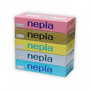 Салфетки двухслойные Nepia BOX Type, 5 пач х150шт, Oji Nepia