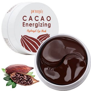 Тонизирующие гидрогелевые патчи с какао Petitfee Cacao Energizing Hydrogel Eye Mask, 60 шт