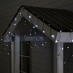 БАХРОМА ECO. ЭРА, IP44, на солнечной батарее, Ш:3.8м, В:0.5м, Н.Т., 110 LED, 2 режима, БЕЛЫЙ