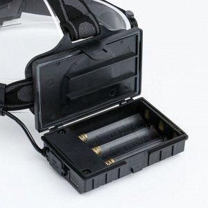 СИМА-ЛЕНД Фонарь налобный аккумуляторный, Led P70, 5 режимов, от USB