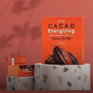 Тонизирующая гидрогелевая маска для лица с какао Petitfee Cacao Energizing Hydrogel Face Mask, 32г