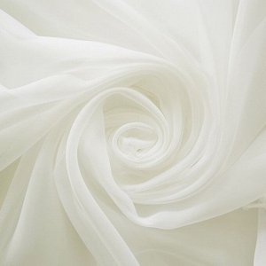 Witerra Штора вуаль однотонная 140х145 см, цвет молочный