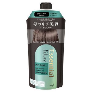 Шампунь "Essential The Beauty" для повреждённых волос разглаживающий кутикулу "Объём и восстановление" 340 мл (мягкая упаковка с крышкой)