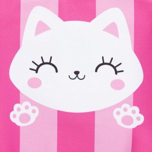 Купальник для девочки KAFTAN «Котик», рост 128 см, цвет розовый