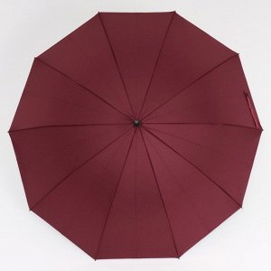 Зонт - трость полуавтоматический «Однотонный», 10 спиц, R = 61 см, цвет МИКС