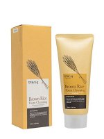 BRANIG Пенка для умывания Рис Pure Nature Brown Rice Foam Cleansing,  100гр
