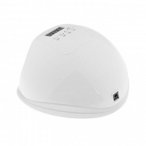 Лампа для маникюра Luazon LUF-01, UV/LED, 24 диода, 48 Вт, таймер, USB, белая