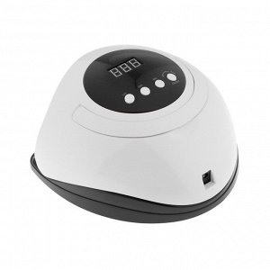 Лампа для маникюра Luazon LUF-03, UV/LED, 45 диодов, 120 Вт, таймер, 220 В, белая