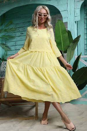 Платье WISELL П4-4943/2 желтый