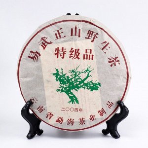 Китайский выдержанный чай "Шу Пуэр" 2004 год, ИУ, блин, 357 г