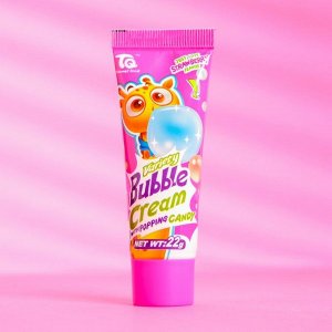 Жевательная резинка "Bubble Cream", с фруктовым вкусом, 22 г