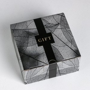 Подарочная Коробка‒пенал «GIFT», 15 × 15 × 7 см