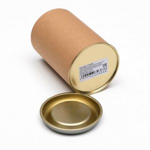 Тубус 63?100 мм (80 мм внутр. высота), картон, металлическая крышка
