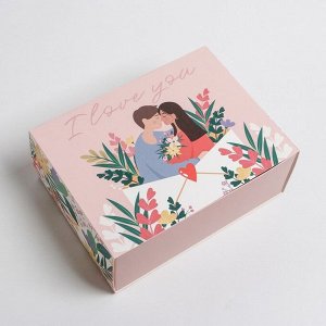 Коробка складная «Любовь», 20 x 15 x 8 см