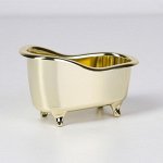 Ванночка декоративная  Gold, 12 х 6 х 7 см