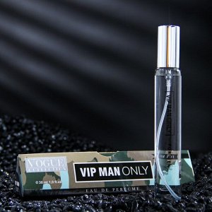 Парфюмерная вода мужская VIP man only, 33 мл