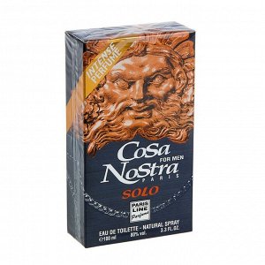 Туалетная вода мужская Cosa Nostra Solo Intense Perfume, 100 мл