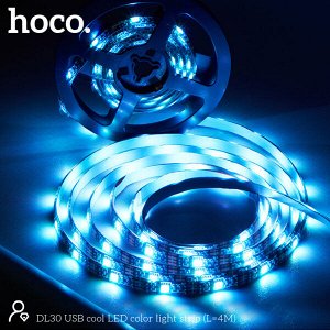 Светодиодная лента HOCO LED RGB мультиколор 4м пульт ДУ
