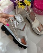 Босоножки женские застежка на липучке