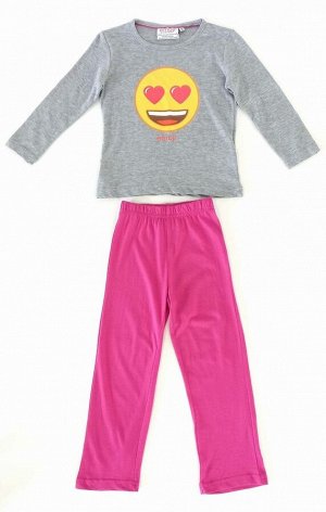 Пижама для девочки Emoji